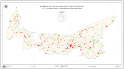 A thumbnail image of a map showing all conservation officers in PEI.