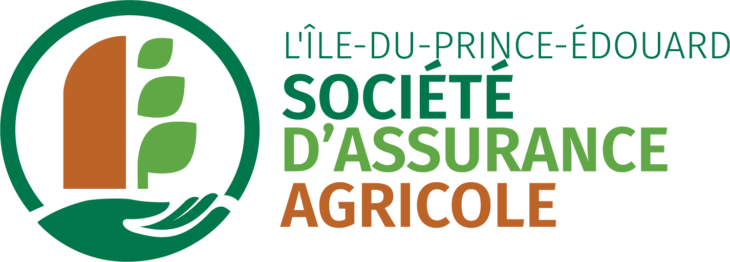 la Société d’assurance agricole de l’Île-du-Prince-Édouard with hands and plant image