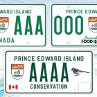 Graphic of a PEI license plate 